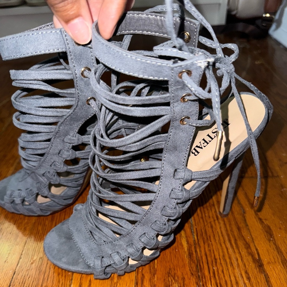 Just Fab strapped heels